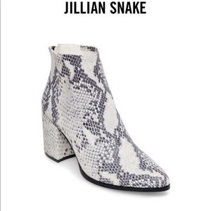 Steve Madden Jillian snake skin booties